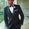 Smoking Traje - Esmoquin - Smoking Para Hombre -Trajes De Novio - Trajes Para Hombres Black Tuxedo