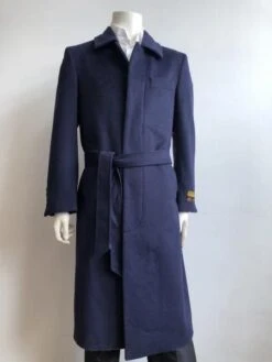 Belt-Coat 15157-1# Navy - Wholesale Coat - Wholesale Winter Coats