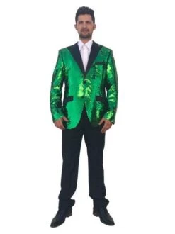 Big And Tall Mens Tuxedos - Black And Green Tuxedo