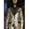 Big And Tall Mens Tuxedos - Silver Paisly Tuxedo