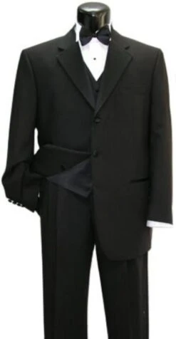 Black 3 Button Tuxedos