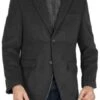 Black Mens Winter Blazer Cashmere And Wool Winter Fabric Sport Coat $99UP