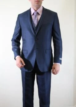 Blue Tweed Suit