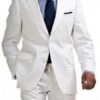 Boys White Linen Suit
