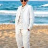 Boys White Linen Suit For Sale