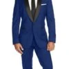 Bright Blue Groomsmen Suits