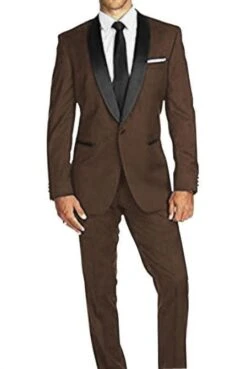 Brown Wedding Suit - Brown Wedding Tuxedo