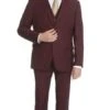Burgundy Groomsmen Suits