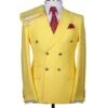Colored Suits - Bright Colored Suits - Summer Suit Yellow Colors - Slim Fit Suits
