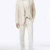 Cream Linen Suit