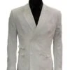 Double Breasted Linen Suit - Pants As Shown In The Picture