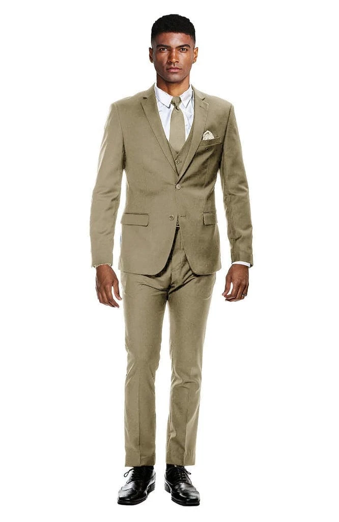 Title Skinny Fit Suit - Extra Slim Fit Prom Suit Tan Ultra Slim Fit 3-Piece Prom Suit 1 Title Skinny Fit Suit - Extra Slim Fit Prom Suit Tan Ultra Slim Fit 3-Piece Prom Suit