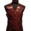 Sparkly Bow Tie Satin Shiny Sequin Dress Tuxedo Wedding Vest/bow Tie Set Red And Black Vest - Men's Neck Ties - Mens Dress Tie - Trendy Mens Ties
