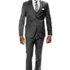 Skinny Fit Suit - Extra Slim Fit Suit Charcoal Gray Ultra Slim Fit 3-Piece Prom Suit