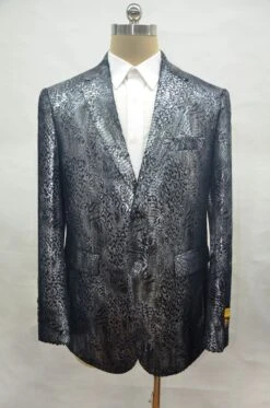 Exotic - Black - Mens Wholesale Blazers