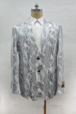 Exotic - White - Mens Wholesale Blazers