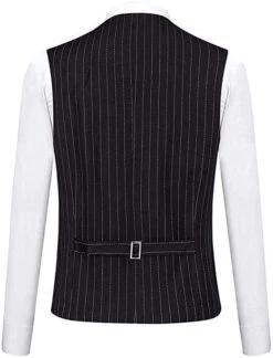 Mafia Outfit - Mobster Outfit - Italian Costume Striped Pattern Suit -Alberto Nardoni Shop gangster suit 2