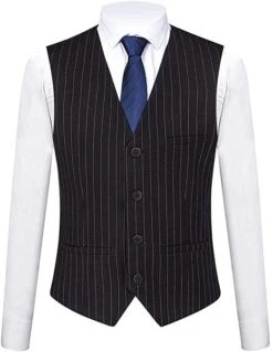 Mafia Outfit - Mobster Outfit - Italian Costume Striped Pattern Suit -Alberto Nardoni Shop gangster suit 3