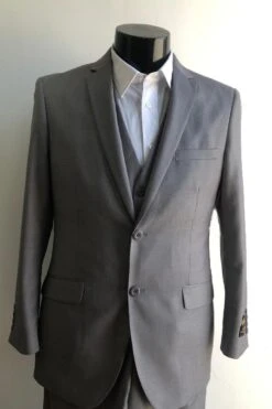 Men Gray 3 Piece Suits