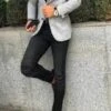 Mens Groomsmen Suits Grey Groom Suit - Grey