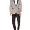 Mens Grey Groom Groomsmen Suits