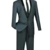 Men Groomsmen Suit Grey