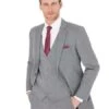Mens Grey Groom SuitGroomsmen Suits