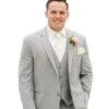 Mens Grey Groomsmen Suits
