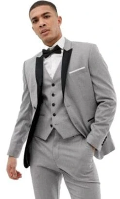 Grey Groomsmen Suits