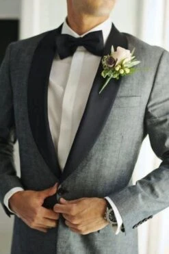 Grey Wedding Suit - Mens Gray Wedding Suit
