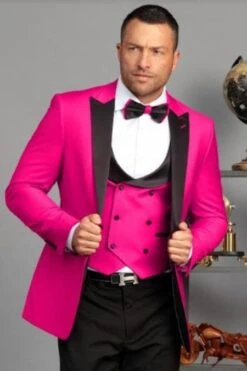 Pink Hot Mens Tuxedos