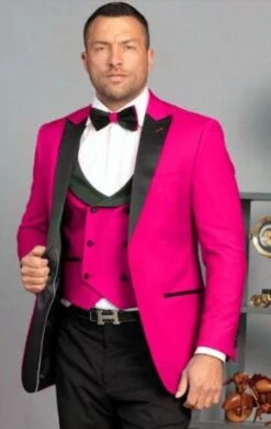Hot Pink Mens Tuxedos