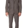 1930s Fashion Tweed ~ Herringbone Pattern-1930s Tuxedo - Gray Suit