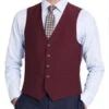 Men's Suit Vest Burgundy