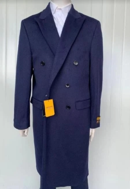 Mens Overcoat -Mens Long Wool Topcoats- Topcoat For Men-Mens Full Length And Cashmere Overcoat - Winter Topcoats - Blue Coat 1 Mens Overcoat -Mens Long Wool Topcoats- Topcoat For Men-Mens Full Length And Cashmere Overcoat - Winter Topcoats - Blue Coat