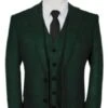 1930s Fashion Tweed ~ Herringbone Pattern- Mens 1930 Suit -1930s Tuxedo - Green Suit