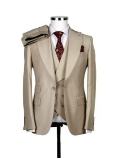 Men Italian Suits Wide Lapel Suit