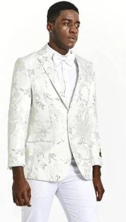 Mens Big And Tall Tuxedo -White Tuxedo