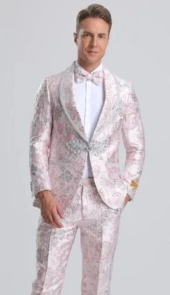 Mens Big And Tall Tuxedo -Pink Tuxedo