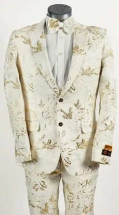 Mens Big And Tall Tuxedo -Tan Tuxedo