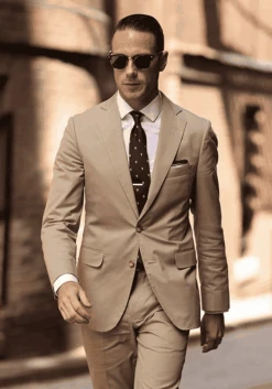 Khaki Cotton Suit - Mens Summer Suit - Tan SuitPerfectKhaki Cotton Suit - Mens Summer Suit - Tan Suit For Casual Or Dressy Events Or Casual -Alberto Nardoni Shop image 4 2a5ecf88 f600 465b 8704 c527be1bdedf
