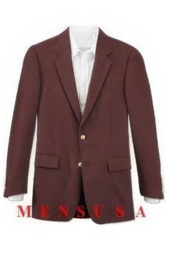 Wholesale Mens Jackets - Wholesale Blazer - Dark Burgundy ~ Maroon ~ Wine