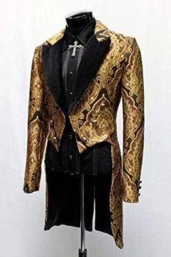 Men Ivory Tuxedo With Cream Color Tails