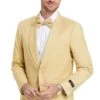 "Dijon Yellow Men's Wedding Suit - One Button Shawl Lapel Dinner Jacket"