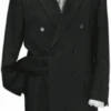 Mens Black Double Breasted Suit