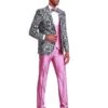Mens Black/Pink Tuxedos
