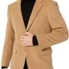 Mens Camel Cashmere Blazer