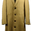 Mens Camel Wool Coat -4 Button Bravo Top Overcoat