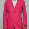 Mens Linen Suits - Summer Fuschia Suit