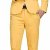 Mens Linen Suits - Summer Gold Suit